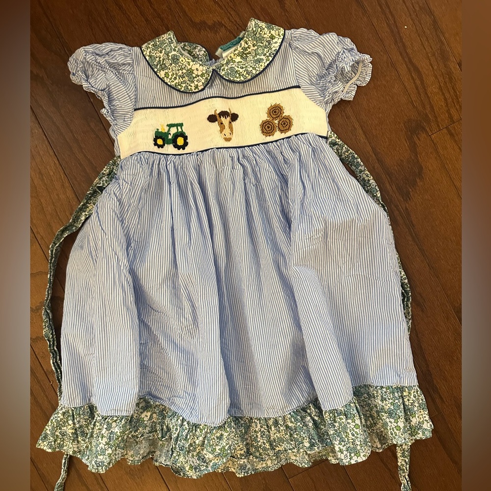 Size 5 girls dress - Boutique smoked